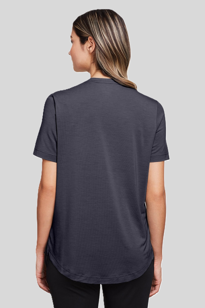 Sustainable eco-friendly polo from North End in carbon color